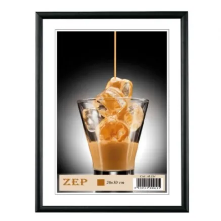 Zep Aluminum Photo Frame AL1B1 Black 10x15 cm