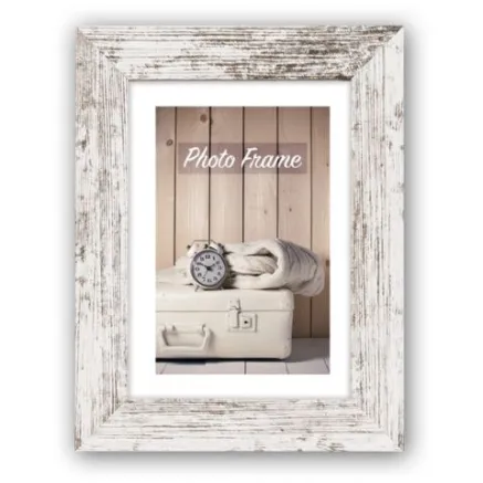 Zep Wooden Photo Frame V21576 Nelson 6 White Wash 13x18 cm