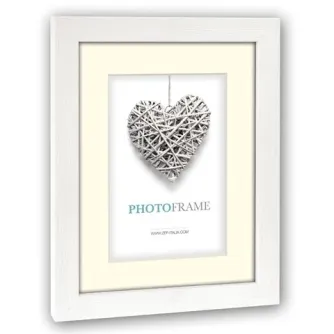 Foto rāmis - Zep Wooden Photo Frame V32684 Regent 4 White 10x15 / 15x20 cm - ātri pasūtīt no ražotāja