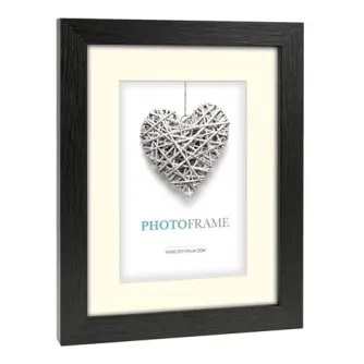 Foto rāmis - Zep Wooden Photo Frame V32575 Regent 5 Black 9x13 / 13x18 cm - ātri pasūtīt no ražotāja