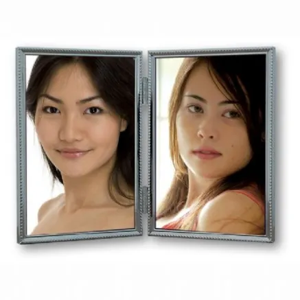 Zep Double Photo Frame 120DS04-4R Silver 2x 10x15 cm
