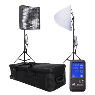 LED Gaismas paneļi - Falcon Eyes Bi-Color LED Panel RX-24TDX Set 2 - ātri pasūtīt no ražotāja