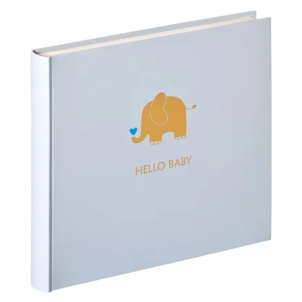 WALTHER BABY ALBUM ANIMAL 28X25 CM BLUE