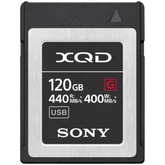 Atmiņas kartes - SONY 120GB XQD MEMORY CARD G SERIES 440MB/S - ātri pasūtīt no ražotāja