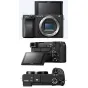 Mirrorless Cameras - Sony A6400 16-50mm E-mount camera KIT black with APS-C Sensor - quick order from manufacturer