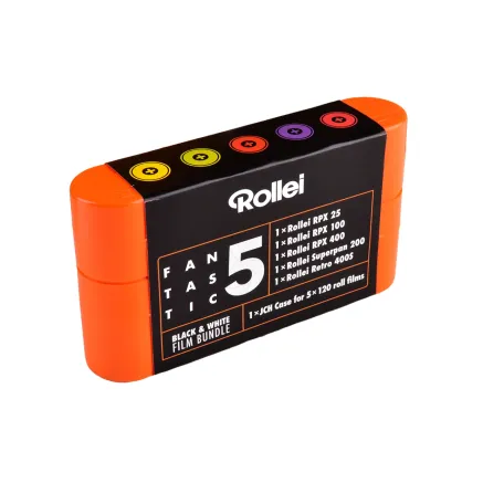 Rollei Fantastic 5 Black & White 120 Roll Film Bundle