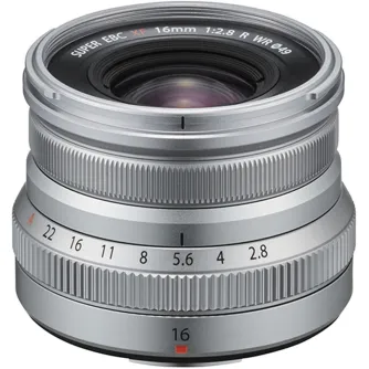 Objektīvi - Fujifilm XF 16mm f/2.8 R WR objektīvs, sudrabots - ātri pasūtīt no ražotāja