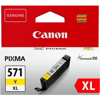 Printer cartridges - Canon ink cartridge CLI-571XL, yellow - quick order from manufacturer