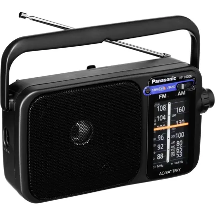 Panasonic RF-2400DEG-K Portable Radio with AFC Digital Tuner