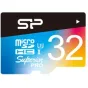 Discontinued - Silicon Power memory card microSDHC 32GB Superior Pro Color U3 + adapter