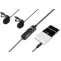Mikrofoni - Boya mikrofons BY-M1DM Dual Lavalier - perc šodien veikalā un ar piegādi