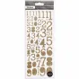 Dāvanas - FOCUS GLITTERSTICKERS GOLD NUMBERS - ātri pasūtīt no ražotāja