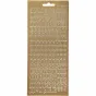 Dāvanas - FOCUS STICKERS GOLD LETTERS DESIGN 3 - ātri pasūtīt no ražotāja
