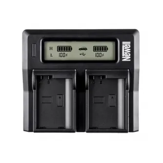Kameras bateriju lādētāji - Newell DC-LCD two-channel charger for EN-EL15 batteries - ātri pasūtīt no ražotāja