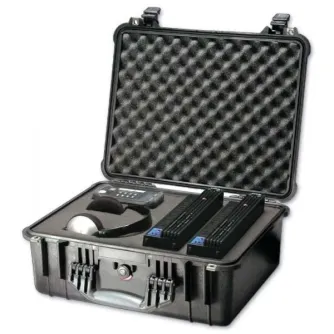 Koferi - Peli Case with foam K-1400 black - ātri pasūtīt no ražotāja