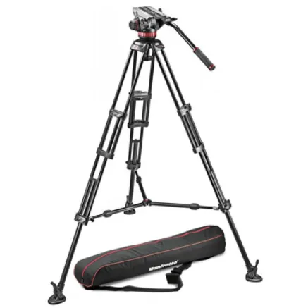 Manfrotto video tripod 546BK-1 + MVH502A Pro Video