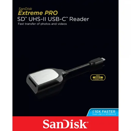 SanDisk Extreme PRO SD UHS-II Card Reader/Writer Type C (SDDR-409-G46)