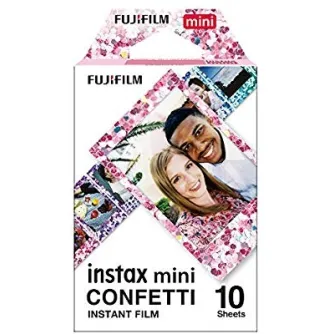 Instantkameru filmiņas - FUJIFILM Colorfilm instax mini confetti (10PK) - perc šodien veikalā un ar piegādi