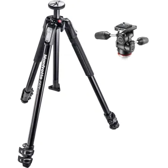 Foto statīvi - Manfrotto tripod kit MK190X3-3W1 - ātri pasūtīt no ražotāja