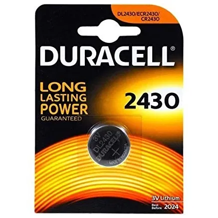 Duracell Electronics 2430 baterija DL2430/CR2430 K2430 3V Lithium