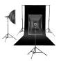 Foto foni - Walimex pro paper background 1,35x10m, black - ātri pasūtīt no ražotāja