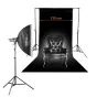 Foto foni - Walimex pro paper background 1,35x10m, black - ātri pasūtīt no ražotāja