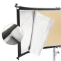 Atstarotāju paneļi - Walimex pro 3in1 Reflector Halfpipe, concave150x60 - perc šodien veikalā un ar piegādi