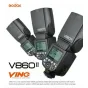 Foto zibspuldzes - Godox Ving flash V860II priekš Nikon zibspuldzes noma