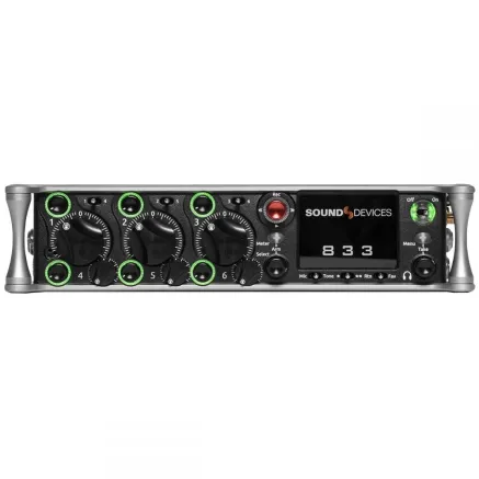Sound Devices 833 Portable Compact Mixer-Recorder