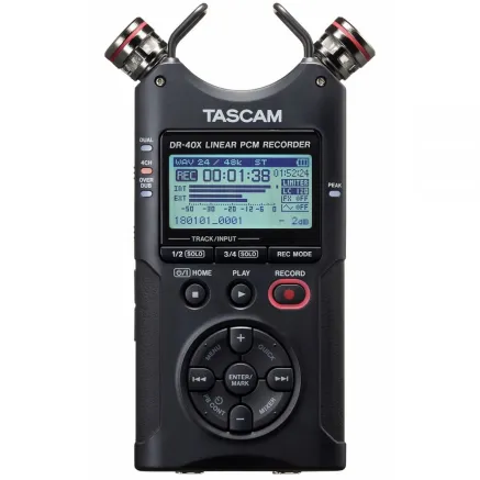 Tascam DR-40X Four-Track Audio Recorder