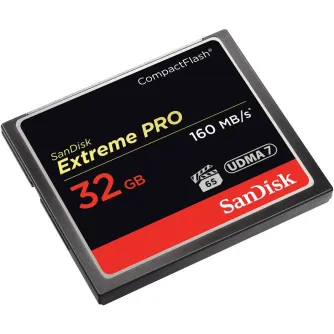 Atmiņas kartes - SanDisk Extreme PRO CompactFlash Card 160MB/s 32GB - perc šodien veikalā un ar piegādi