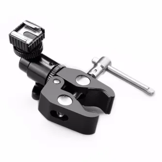 Rigu aksesuāri - SmallRig 1125 Univ Clamp w/ Cold Shoe for Monitors - ātri pasūtīt no ražotāja