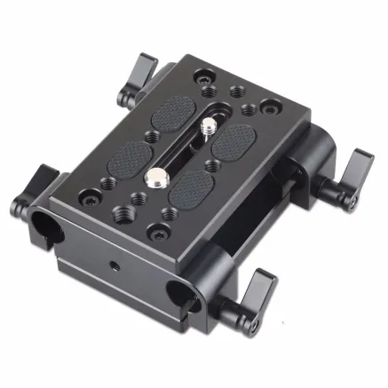 SmallRig 1798 Baseplate met Dual 15mm Rod Klem