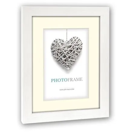 Zep Photo Frame V32304 Regent 4 White 20x20 / 30x30 cm