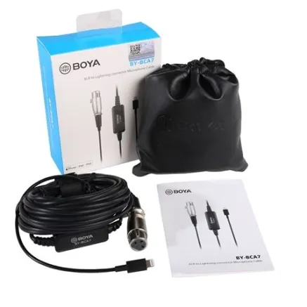 Boya XLR to Lightning Adapter BY-BCA7