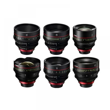 Canon 6 Prime Bundle 14mm-24mm-35mm-50mm-85mm-135mm