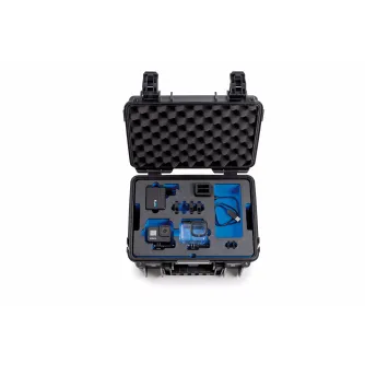 Koferi - BW OUTDOOR CASES TYPE 3000 FOR 2 GOPRO HERO 8, WATERPROOF, BLACK 3000/B/GOPRO8 - ātri pasūtīt no ražotāja
