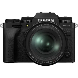 Bezspoguļa kameras - Fujifilm X-T4 XF16-80mm Kit Black hybrid APS-C mirrorless camera X-Trans CMOS IBIS 4 X-Processor - ātri pasūtīt no ražotāja