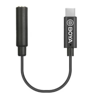 Audio cables, adapters - Boya Universal Adapter BY-K4 3.5mm TRRS to USB-C - quick order from manufacturer Best choise selected by experts