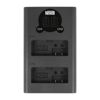 Kameras bateriju lādētāji - Newell DL-USB-C dual channel charger for LP-E8 - perc šodien veikalā un ar piegādi