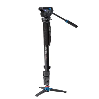 Monopodi - Benro A48FDS4 video monopods ar galvu - perc šodien veikalā un ar piegādi