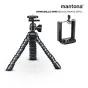 Walimex Mantona Armadillo Mini tripod black gray with phone holder 18 cm