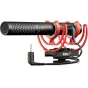 Rode VideoMic NTG superkardioidinis mikrofonas su Rycote Lyre šokų gaubtu, USB-C įkrovimo kabeliu ir priedų komplektu profesionaliam vaizdo ir garso įrašymui