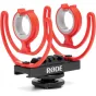 Rode VideoMic NTG su Rycote Lyre šokų gaubtu ir USB-C įkrovimo pagrindu profesionaliam vaizdo ir garso įrašymui