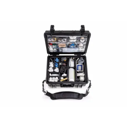 BW OUTDOOR CASES TYPE 6000 WITH MEDICAL EMERGENCY KIT, BLACK