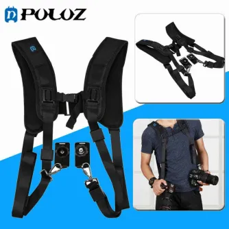Vestes Jostas - Puluz siksnas divam kameram PU6002 - perc šodien veikalā un ar piegādi