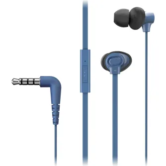 Austiņas - Panasonic austiņas + mikrofons RP-TCM130E-A, zilas - ātri pasūtīt no ražotāja