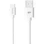 Kabeļi - Silicon Power cable microUSB Boost Link 1m, white SP1M0ASYLK10AB1W - ātri pasūtīt no ražotāja