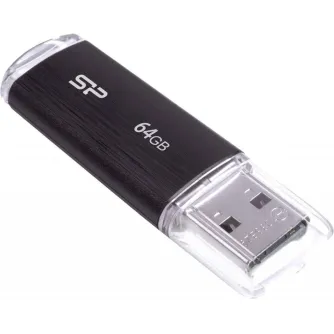 Zibatmiņas - Silicon Power zibatmiņa 64GB Ultima U02, melna SP064GBUF2U02V1K - ātri pasūtīt no ražotāja