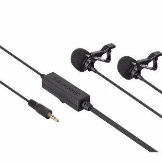 Mikrofoni - SARAMONIC LAVMIC 2M DUAL WIRED LAVALIER MICROPHONE - ātri pasūtīt no ražotāja